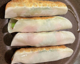 ソーセージとチーズの餃子の皮巻き焼き作り方6写真