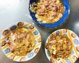 簡単きな粉味噌生姜味豚こま大根青椒肉絲風作り方4写真