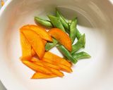 簡単きな粉味噌生姜味豚こま大根青椒肉絲風作り方8写真