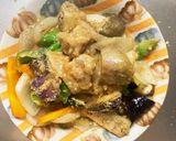 簡単きな粉味噌生姜味豚こま大根青椒肉絲風作り方14写真