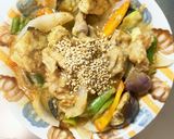 簡単きな粉味噌生姜味豚こま大根青椒肉絲風作り方17写真