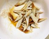 肉無チクワ簡単きな粉味噌ミルク味野菜炒め作り方1写真
