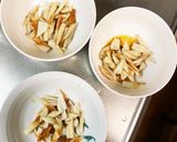 肉無チクワ簡単きな粉味噌ミルク味野菜炒め作り方2写真