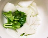 肉無チクワ簡単きな粉味噌ミルク味野菜炒め作り方6写真