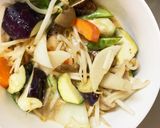 チクワ簡単シーフードラーメン味野菜炒め作り方14写真
