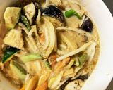 肉無チクワ簡単きな粉味噌ミルク味野菜炒め作り方16写真