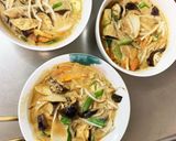 肉無チクワ簡単きな粉味噌ミルク味野菜炒め作り方17写真