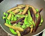 茄子と豚バラ肉のオイスターソース炒め作り方4写真