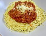 トマト缶で作るミートソーススパゲッティ作り方9写真