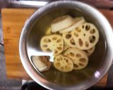 蓮根のひき肉詰め(照り焼き)作り方2写真