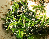 冷凍作り置き★ほうれん草の胡麻和え作り方3写真