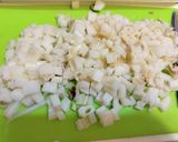 鶏挽肉と蓮根の和風オムライス作り方1写真