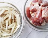 味がしみしみ☆鶏ごぼうごはん作り方2写真