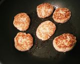 肉汁溢れ出す♡お弁当のハンバーグ★食パン作り方5写真
