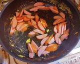 ソーセージキャベツ卵ソテー作り方7写真