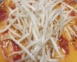 レンジで簡単とん平焼き♪お皿1枚だけで作り方5写真
