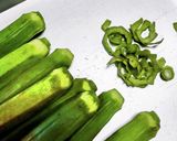 オクラのお浸しです♡麺つゆで簡単作り方1写真