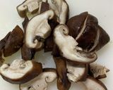 冷凍イカ揚げと椎茸の甘辛和え作り方2写真