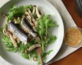 さんまとキノコのサラダ　レンジで簡単！作り方5写真