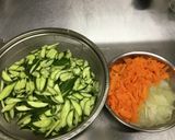 【保育園給食】きゅうりのチャンプル作り方1写真
