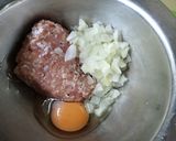 玉ねぎの肉詰めオーブン焼き♪作り方3写真