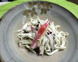 もやしカニカマ塩昆布の和え物♪作り方5写真