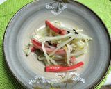 もやしカニカマ塩昆布の和え物♪作り方6写真