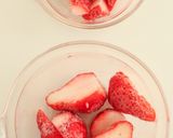 卵不使用!ふわふわ♡いちごの抹茶マフィン作り方2写真