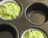 卵不使用！ふわふわ♡いちごの抹茶マフィン作り方7写真