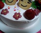 ひな祭りケーキデコレーション♪作り方16写真