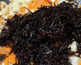 蓮根と人参のひじき入り炒め煮作り方1写真