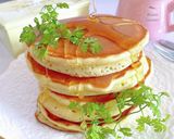 簡単！もちもち！米粉でホットケーキ✨作り方5写真