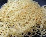 豚ホルモンの焼きそば作り方4写真