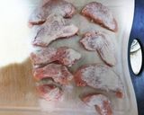 鶏むね肉の甘酢ごま焼き作り方1写真
