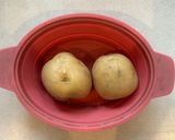 ユウガオ入りいももち作り方3写真