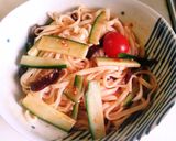 夏の終わりの簡単ピリ辛冷やしうどん作り方4写真