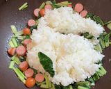 休日ランチに✩.*˚小松菜チャーハン作り方7写真