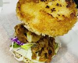野菜たっぷり焼き肉ライスバーガー作り方11写真