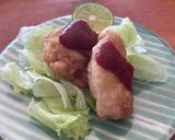 鶏胸肉♡弁当♡簡単ヘルシーチキンナゲット作り方8写真