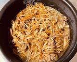 牛ごぼうとキノコの炊き込みご飯作り方5写真