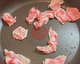 お弁当に✩.*˚小松菜と豚肉の炒め物作り方2写真