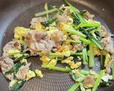 お弁当に✩.*˚小松菜と豚肉の炒め物作り方6写真