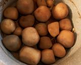 里芋の煮っ転がし作り方3写真