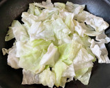 厚揚げとキャベツの海苔佃煮マヨ炒め作り方7写真