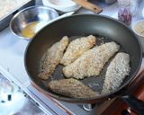 アメリカナマズの香草パン粉焼き作り方5写真
