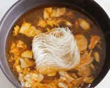 簡単!豚キムチ汁ビーフン作り方5写真