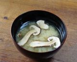 松茸のみそ汁作り方3写真