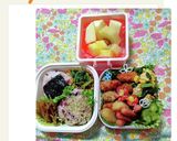 おにぎり弁当（カリカリ梅ひじき）作り方9写真