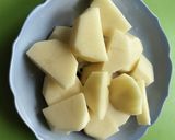 レンズ豆とじゃがいものミルク煮♪作り方2写真