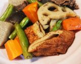 牛肉と蓮根などのレンチン煮物作り方10写真